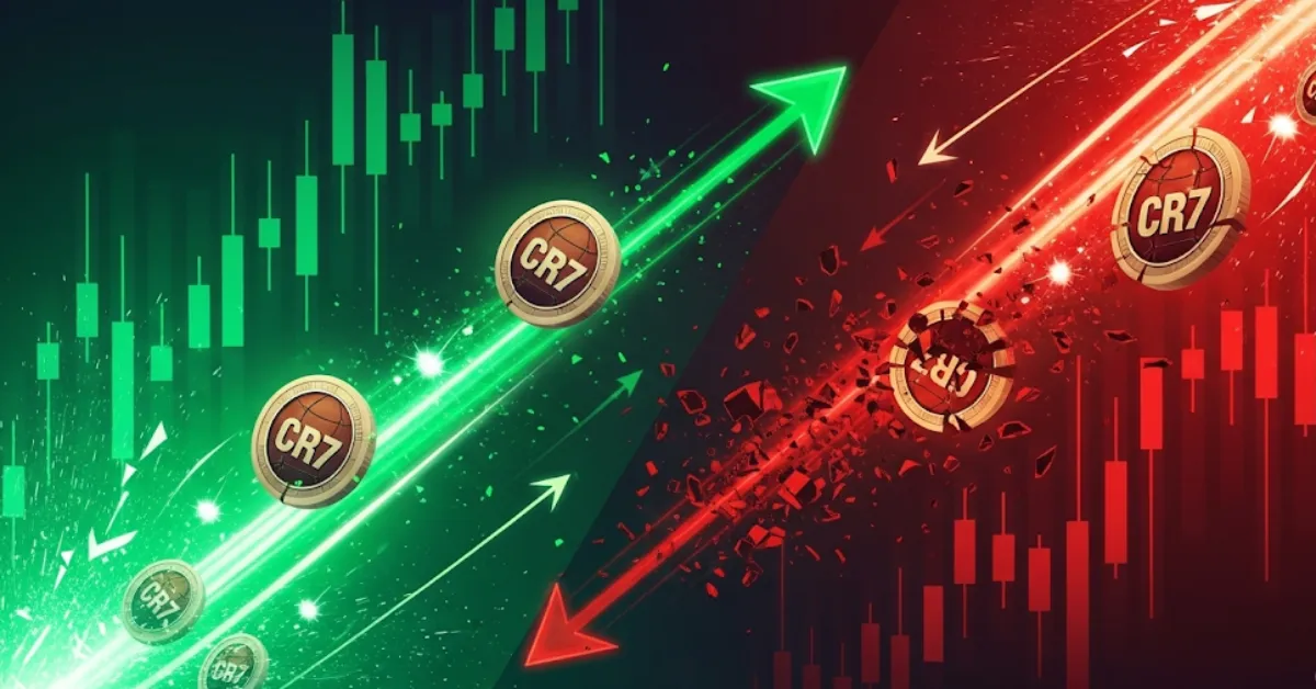 CR7 Meme Coin Skyrockets to $5M Then Crashes After Previous $143M Scam